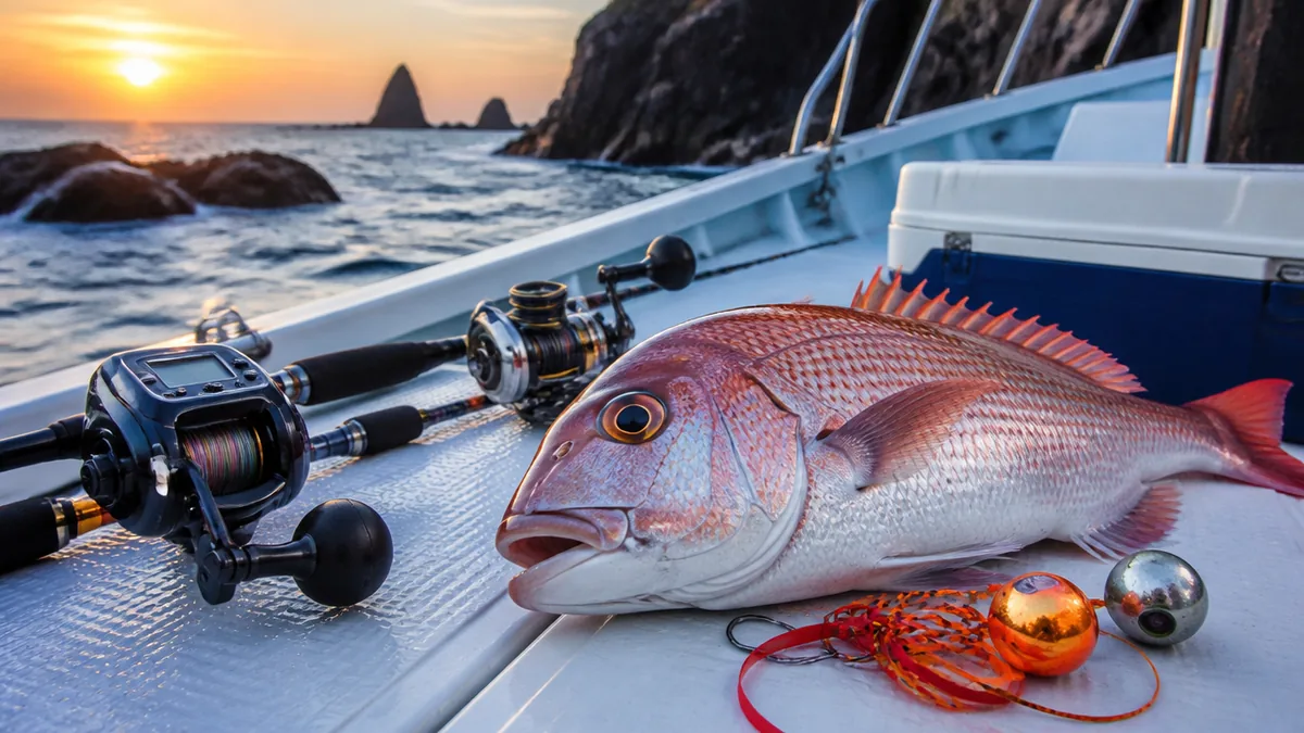 タイラバで釣れる魚は8種｜マダイ以外の本命とタナで変わる狙い分けの基準のアイキャッチ画像
