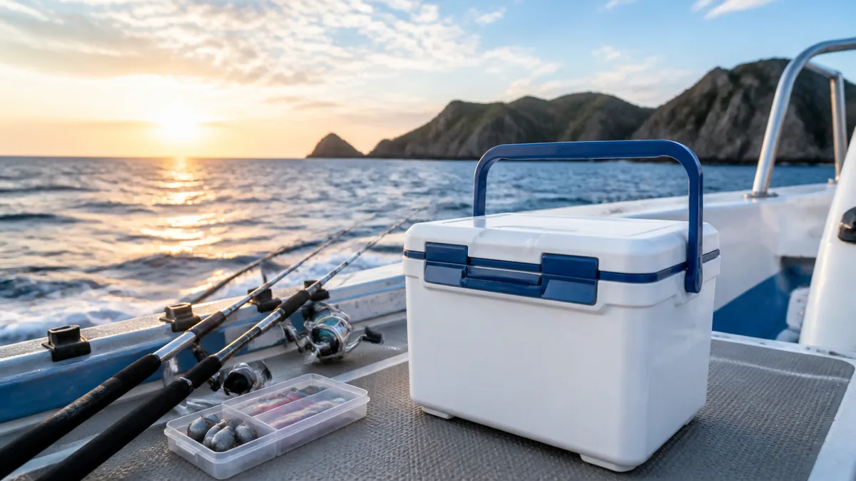 釣りの小型クーラーボックスは10Lが基準|容量・断熱材・保冷時間で選ぶ失敗しない1台のアイキャッチ画像
