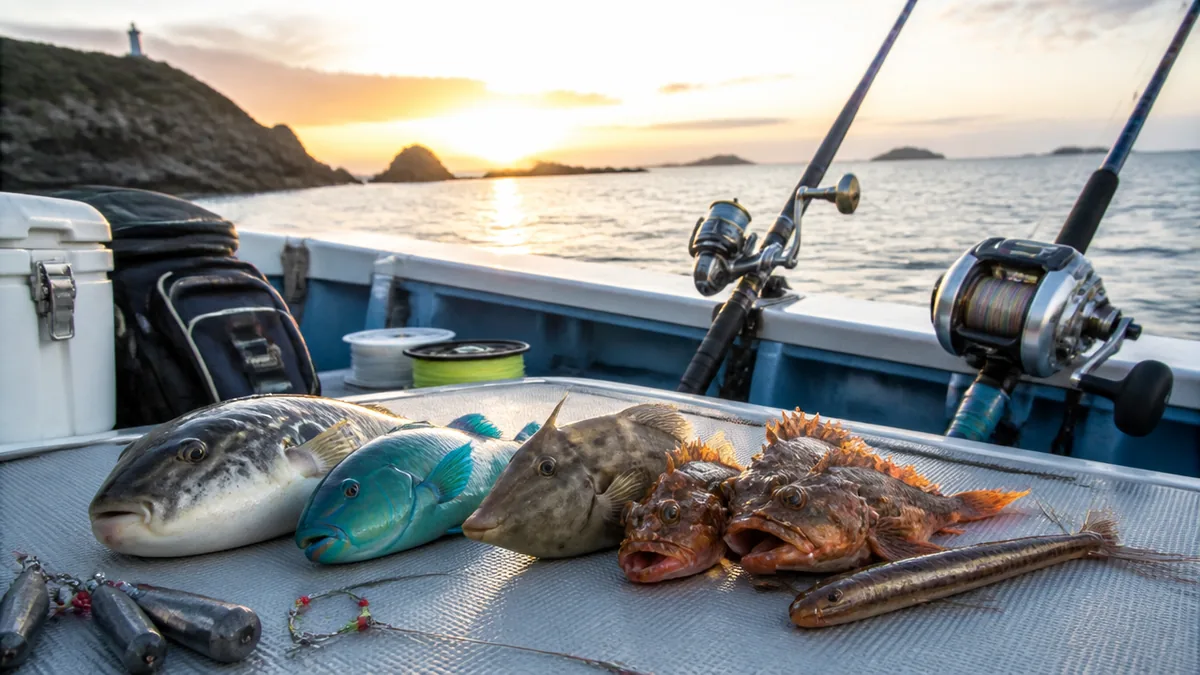 食べれない根魚の種類は「食べて中毒」と「触って激痛」の2系統に分かれるの解説画像