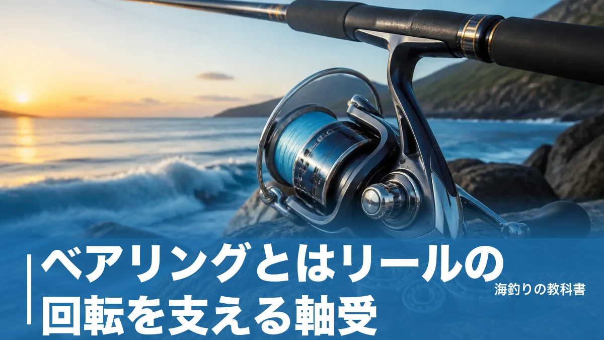 ベアリングとはリールの回転を支える軸受｜「10/1」表記の読み方と海水での手入れのアイキャッチ画像