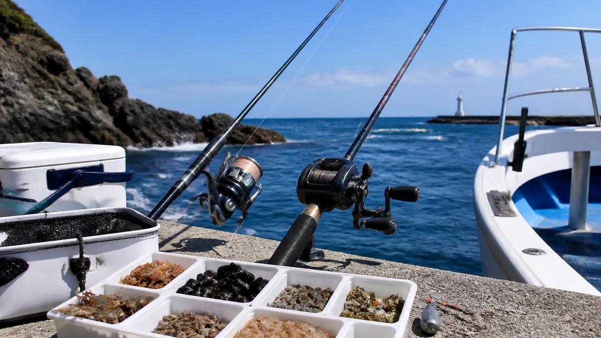 ヘチ釣りエサは「その堤防の主食」で選ぶのが原則の解説画像
